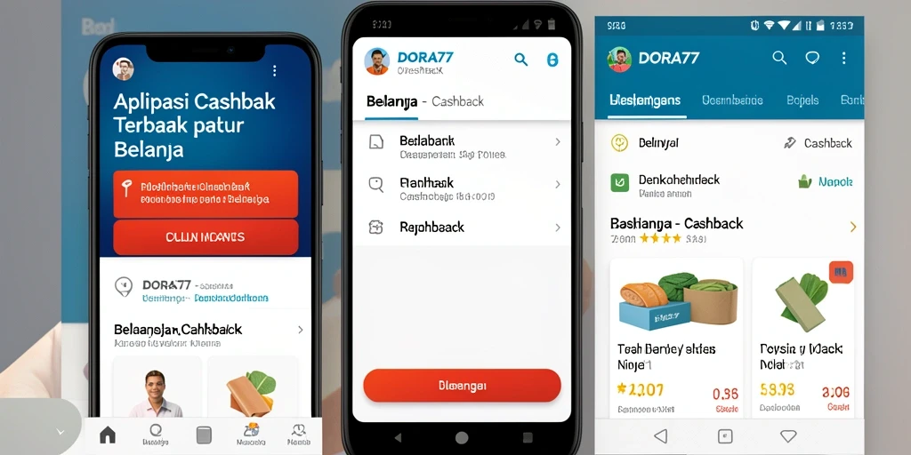 Tampilan antarmuka DORA77 yang menarik dan mudah digunakan untuk Cashback.