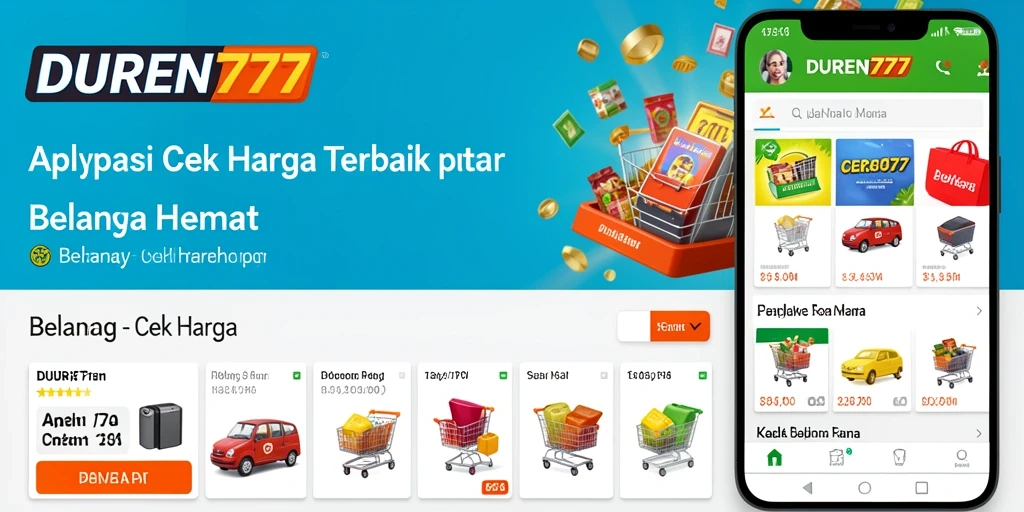 Tampilan antarmuka DUREN777 yang sederhana dan efektif untuk Cek Harga.