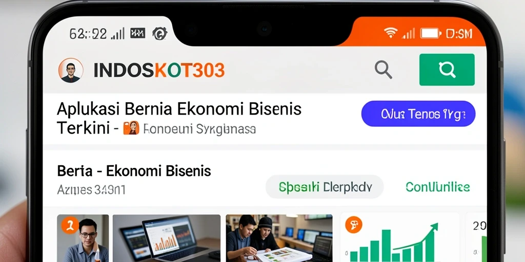 Tampilan antarmuka aplikasi INDOSLOT303 yang informatif dan menarik.