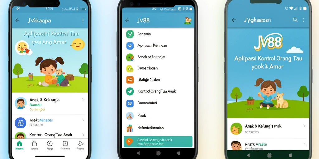 Tampilan antarmuka JV88 yang sederhana dan mudah dipahami.