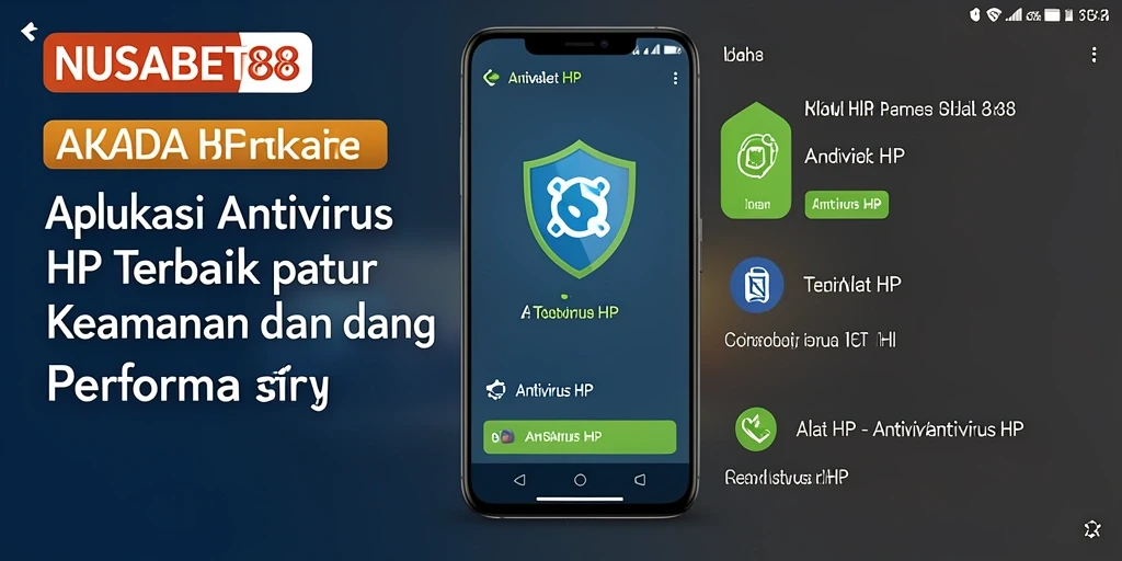 Screenshot utama NUSABET88 dengan tampilan antarmuka Antivirus HP yang intuitif.