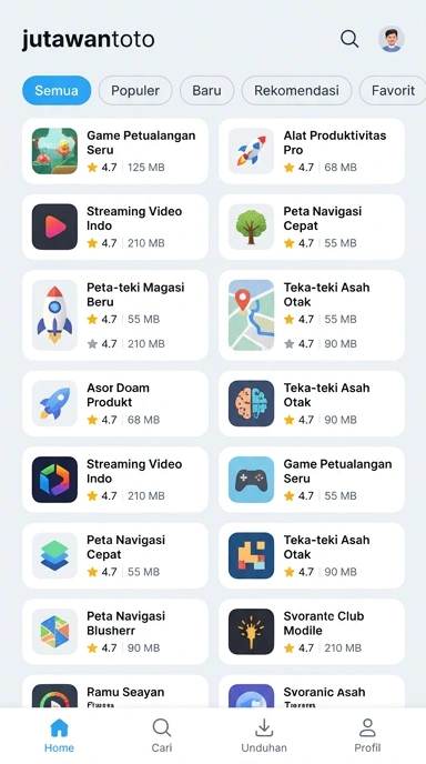 Aplikasi Populer & Kanal Uji di Jutawantoto — Temukan Pilihan Terbaik!